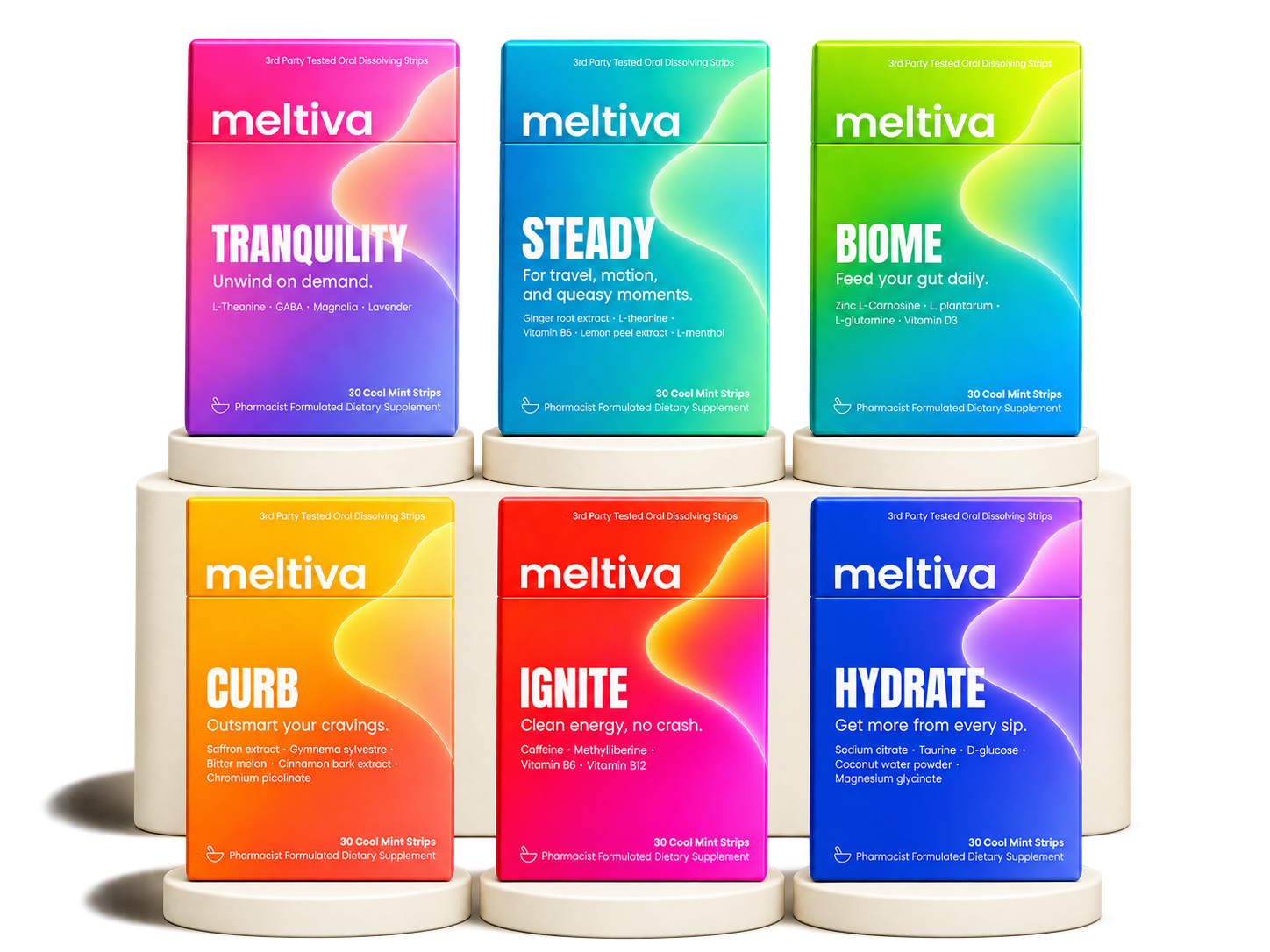 Meltiva oral dissolving wellness strip