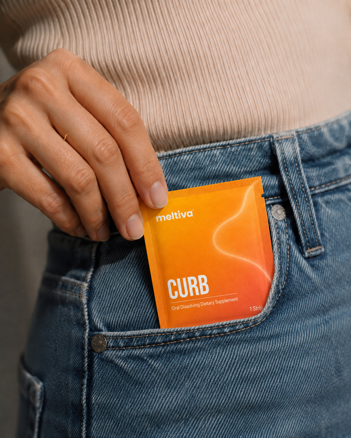 Individually wrapped Meltiva strip pouches